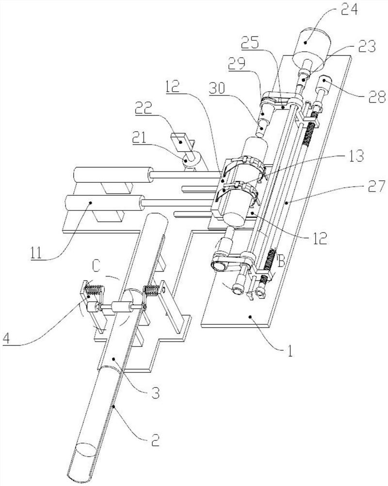 Bidirectional drilling device for motor rotating shaft