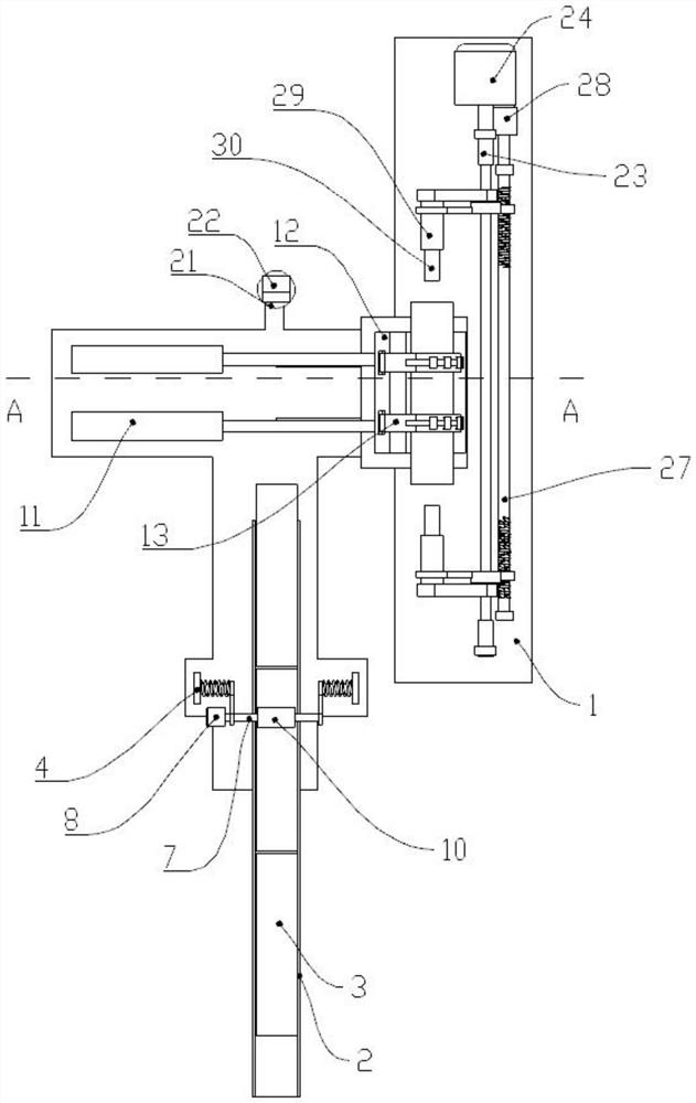 Bidirectional drilling device for motor rotating shaft