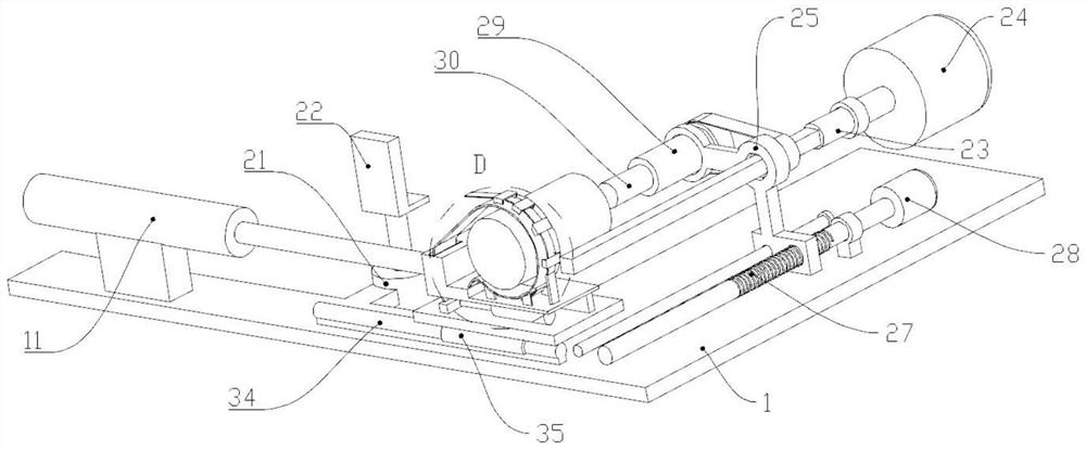 Bidirectional drilling device for motor rotating shaft