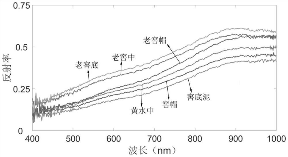 Method for establishing prediction model of pit mud total acid based on hyperspectral image technology