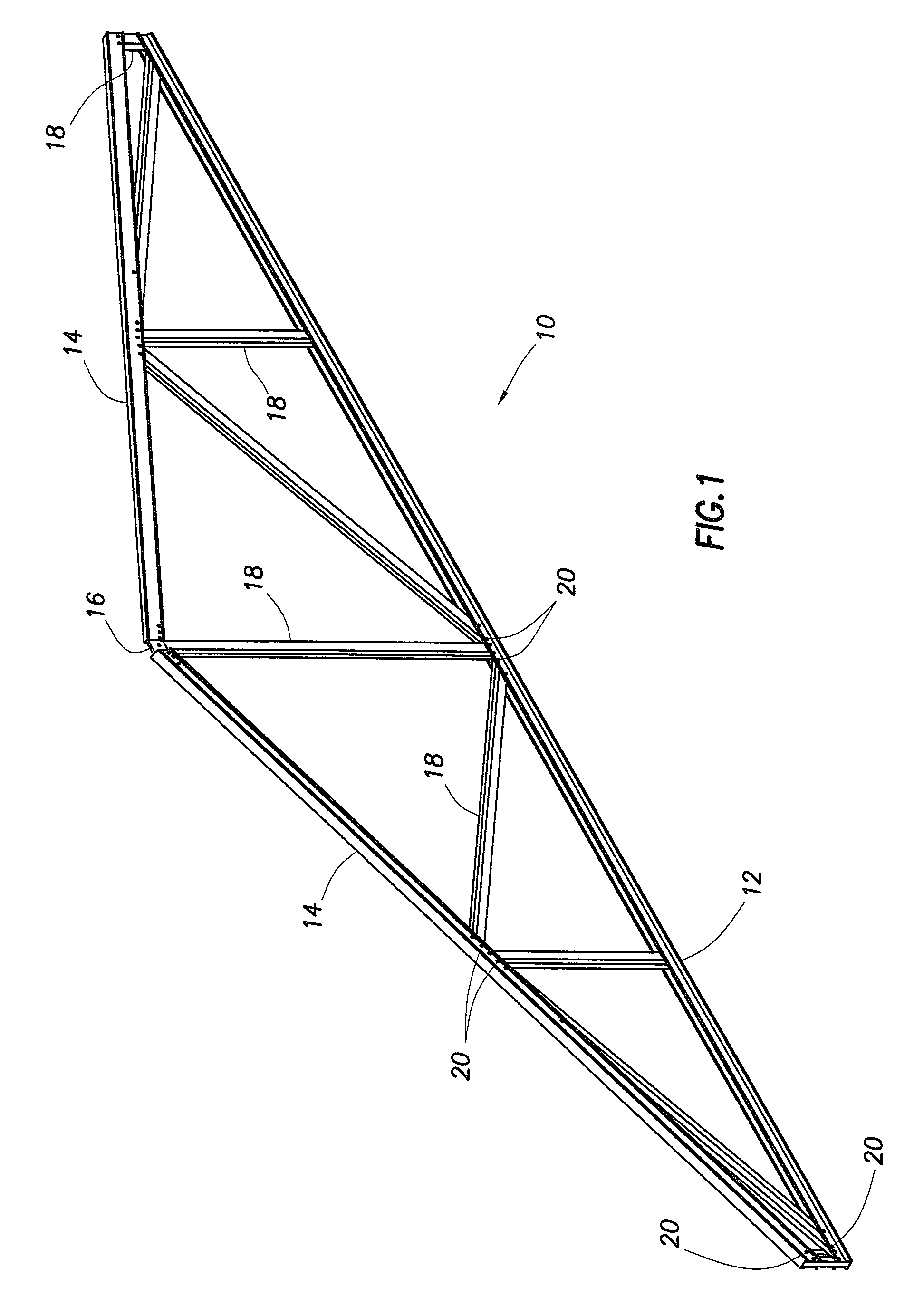 Metal roof truss having generally s-shaped web members