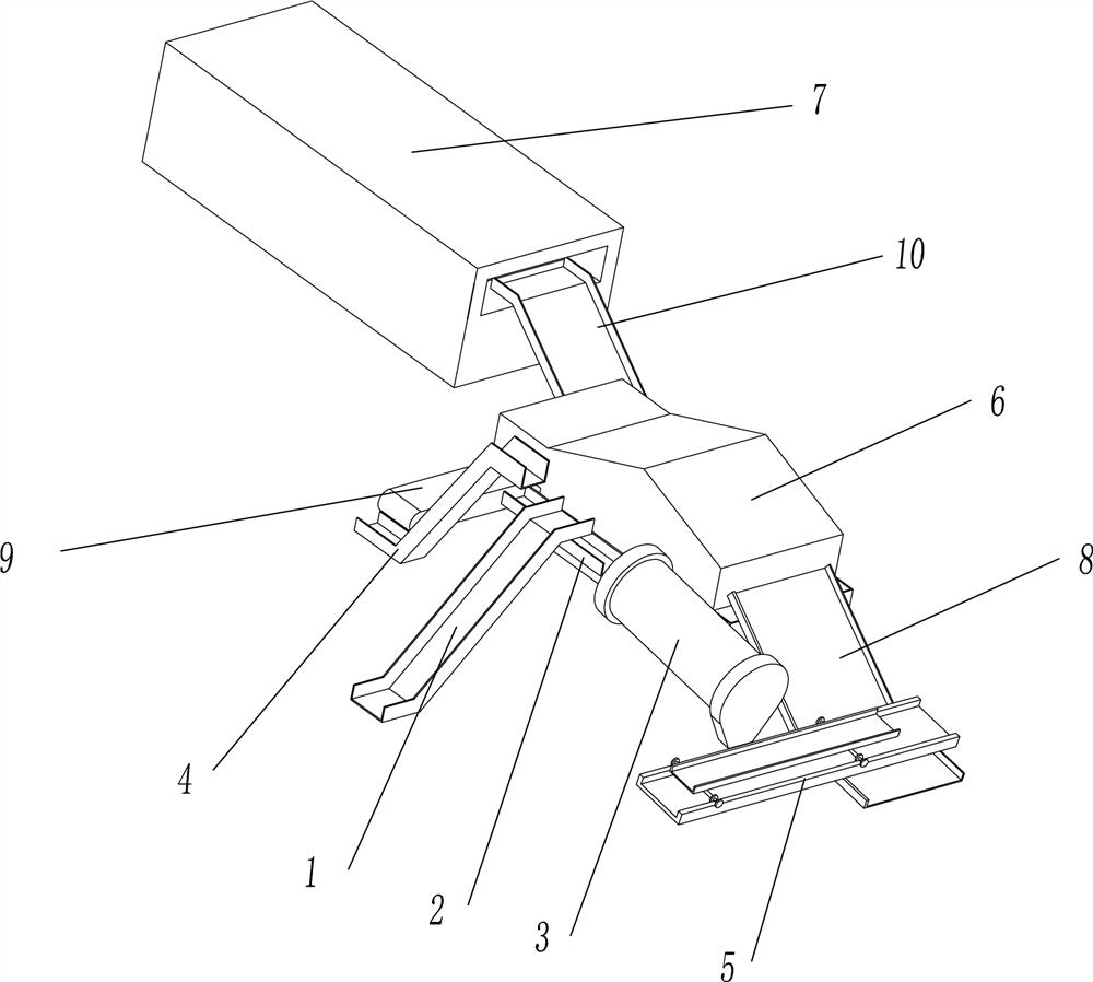 A green brick tea production line and production method