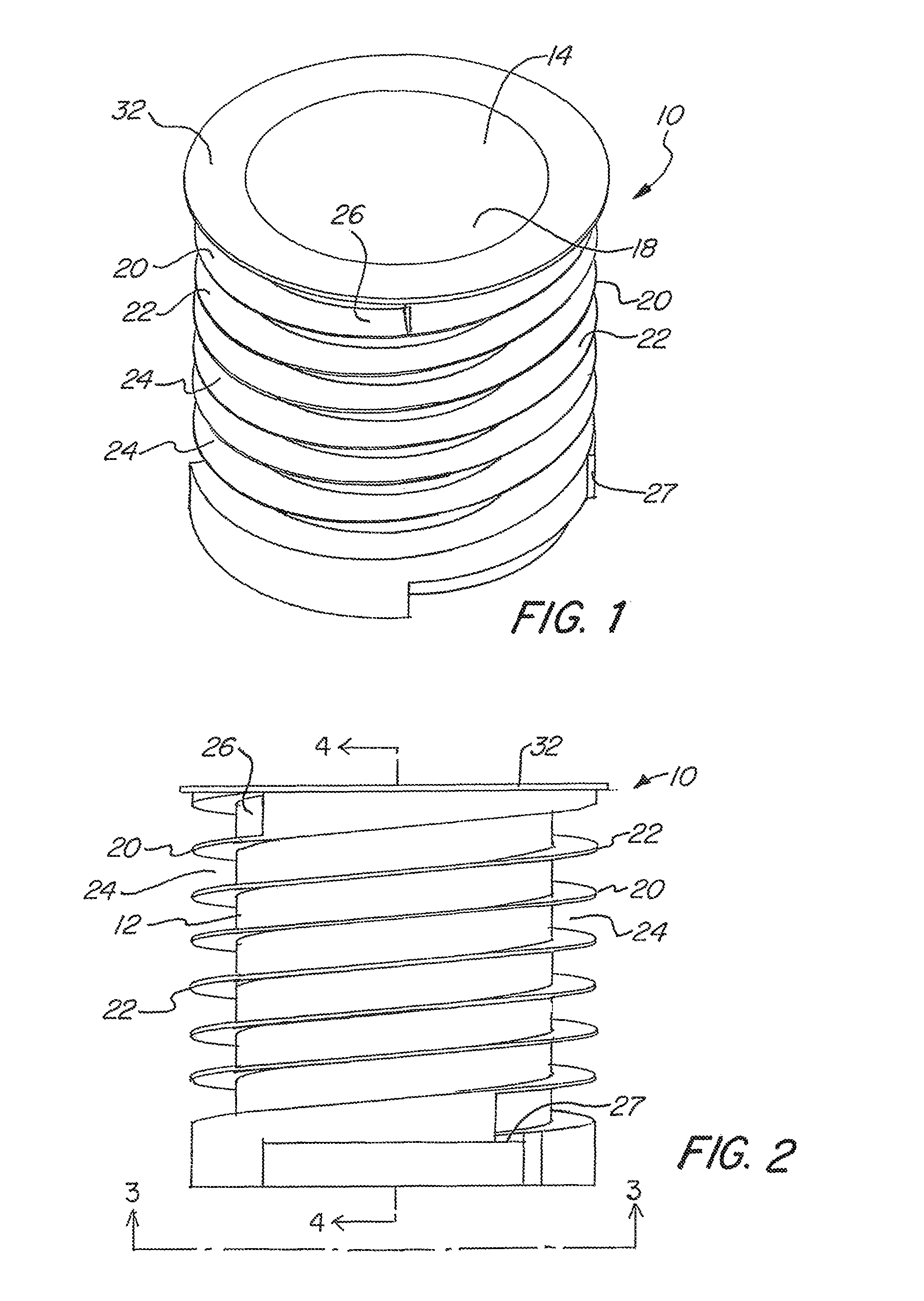 Flowthrough labyrinth device for use in detection of radiation in fluids and method of using same