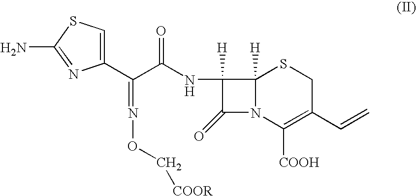 Process for the preparation of cefixime