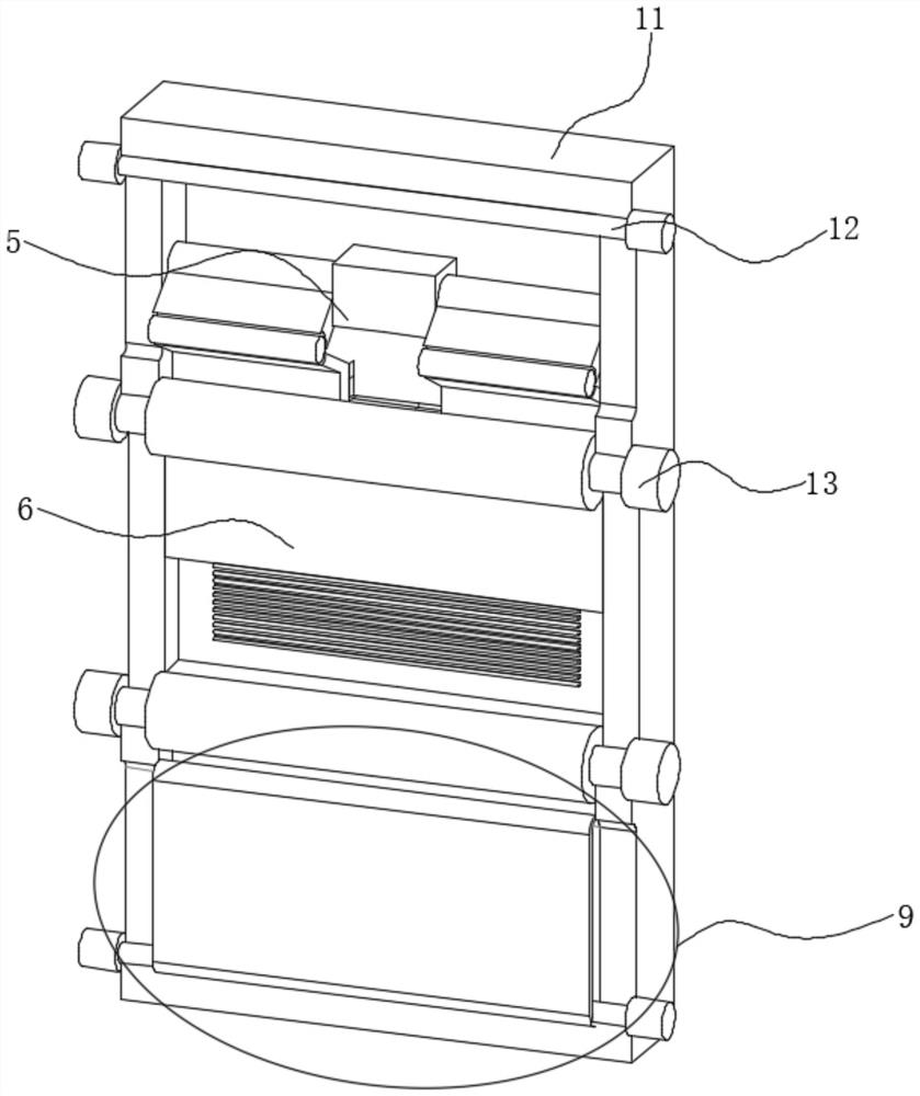 Double-sided boring and milling machine based on fixed shaft layering principle