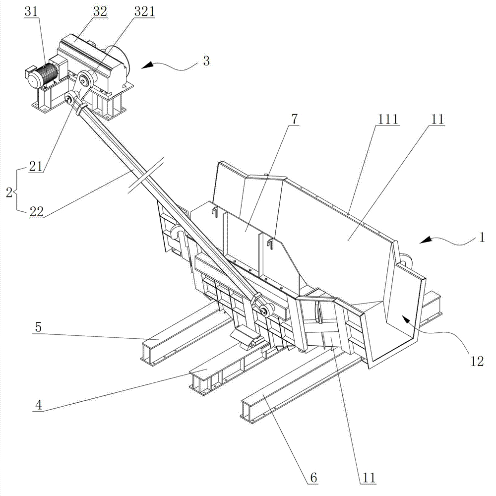 Swinging spout for furnace