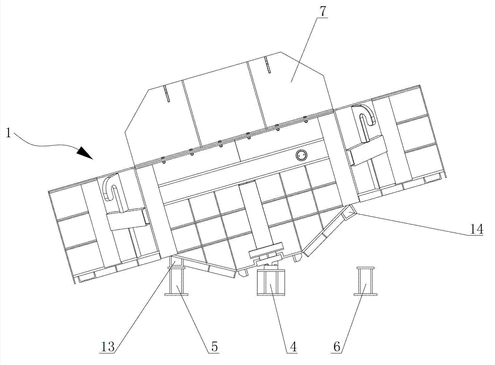 Swinging spout for furnace