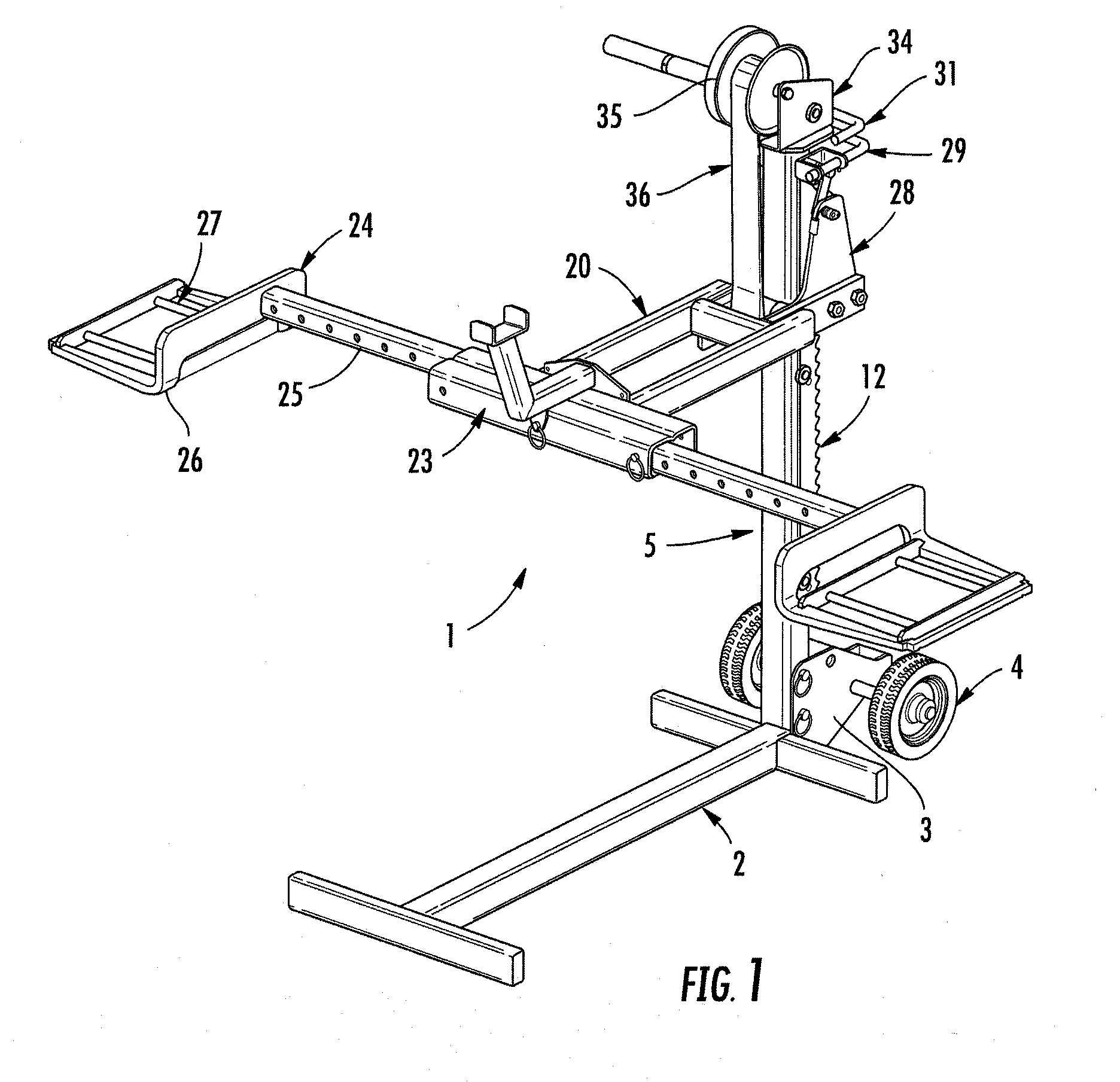 Apparatuses and methods for an improved vehicle jack