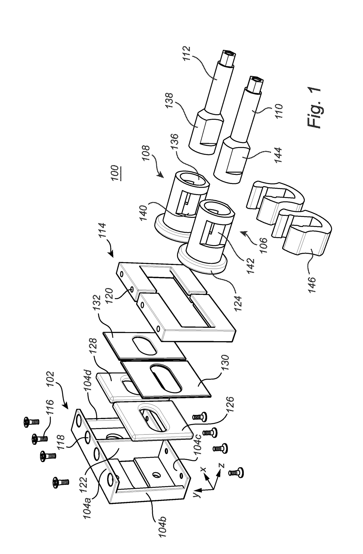 Attachment device allowing natural wrist rotation for osseointegrated prostheses
