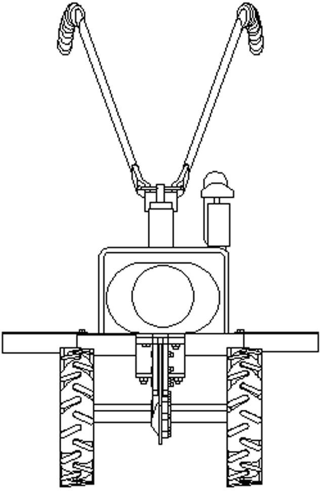 Small-size folding steering rotary cultivator