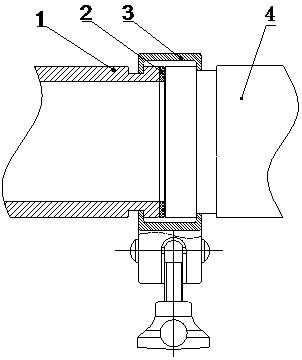 Welding ball valve test fixture and use method thereof