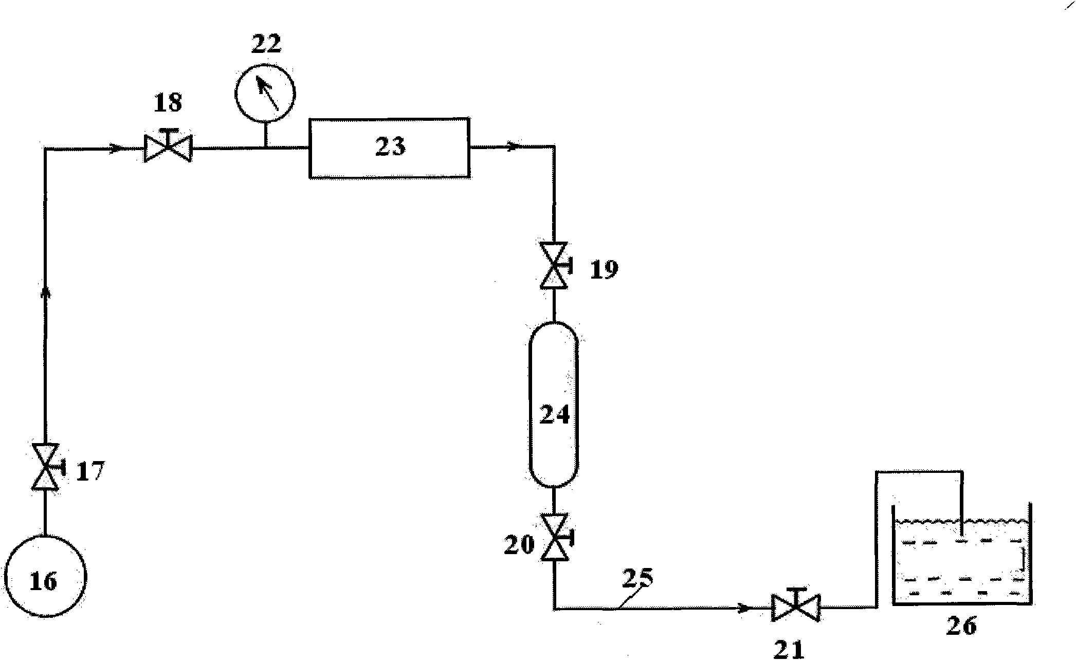 System for monitoring components of shaft fluid of H2S/CO2-containing gas field and analysis method thereof