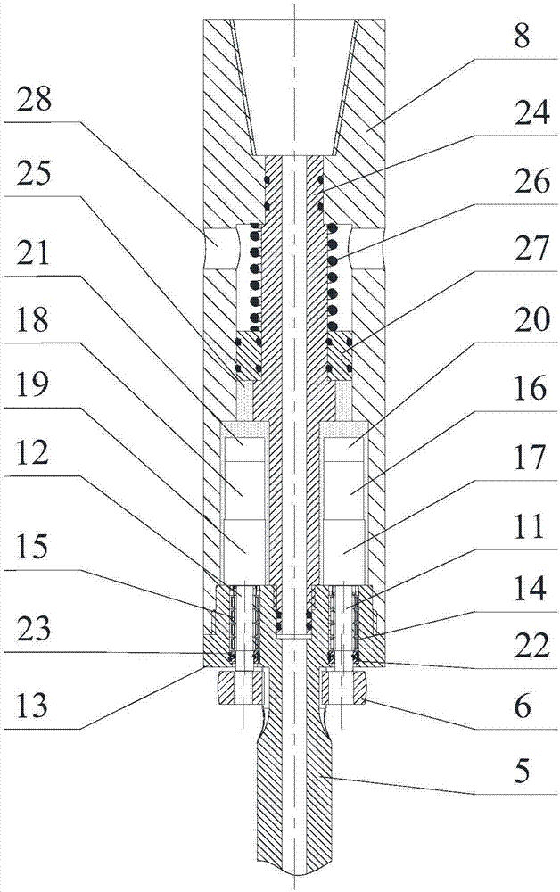 Full-rotating dynamic pointing type rotating guide system and guide controlling method