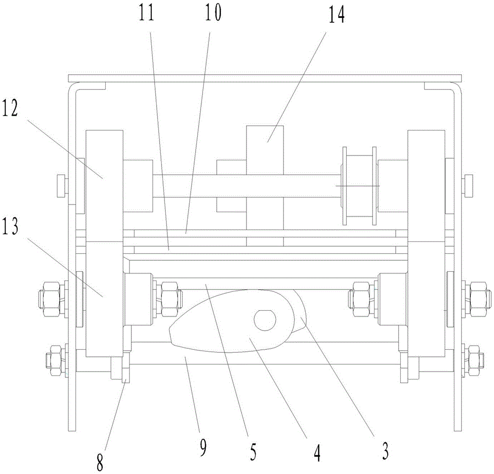 Cutting machine for cutting continuous bills into single pieces