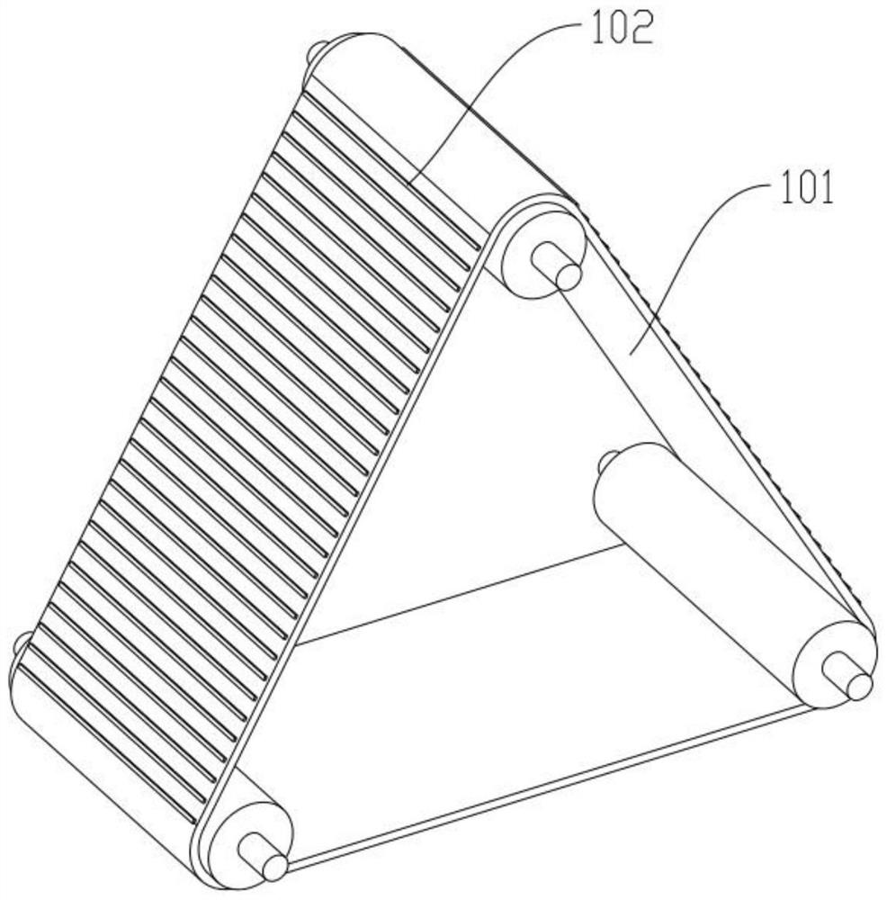 Energy-saving poultry feed drying treatment device