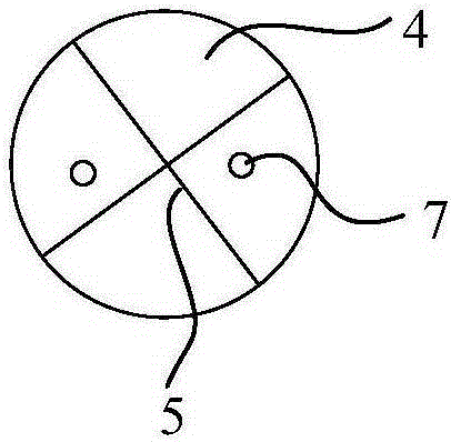 Hole centre rapid marking-positioning device and hole centre bias check method