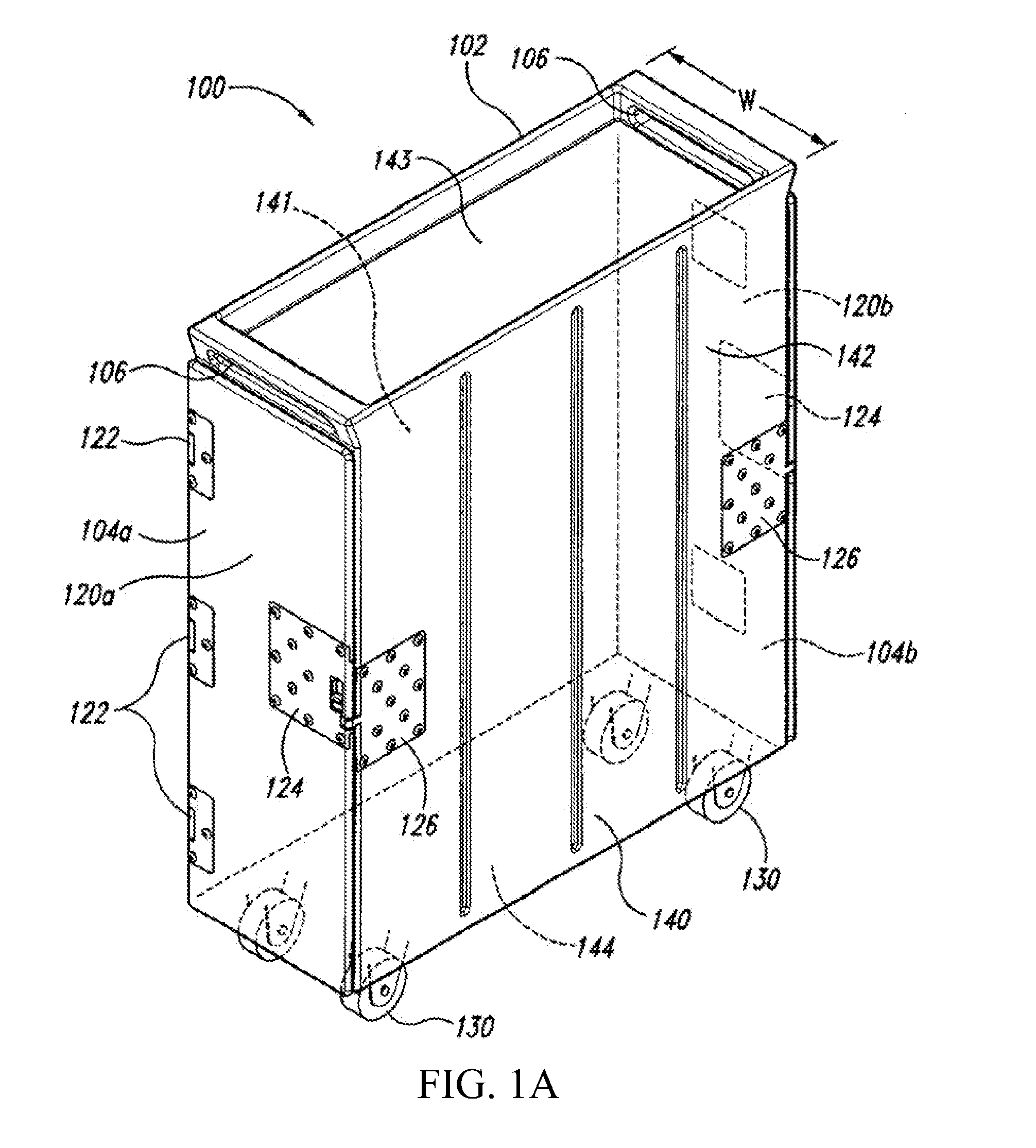 Vertically mounted dry ice cooling compartment applied to a galley cart for temperature gradient reduction