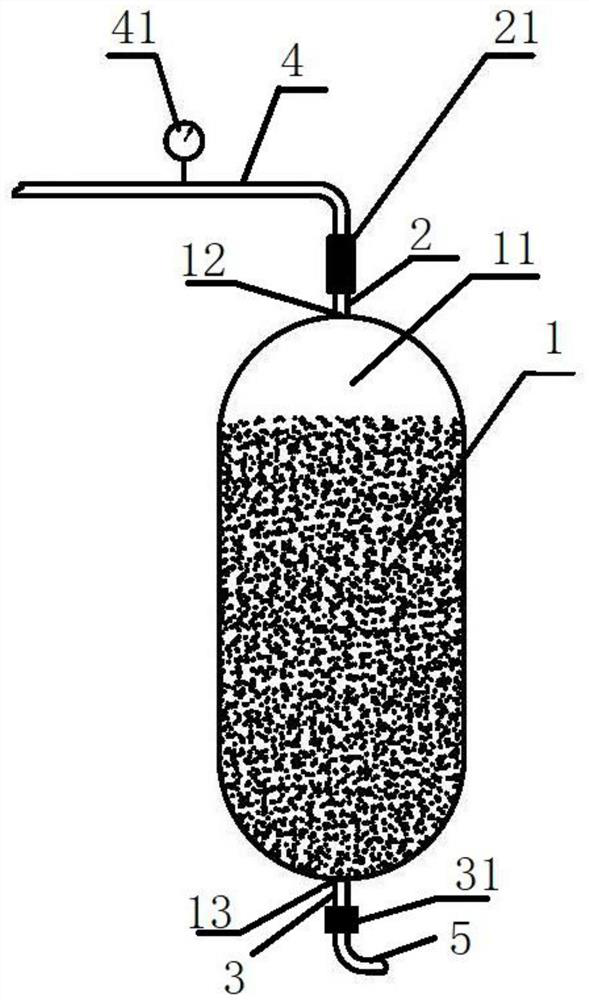 Wellhead dry gas C15-C32 molecular marker enrichment method and device