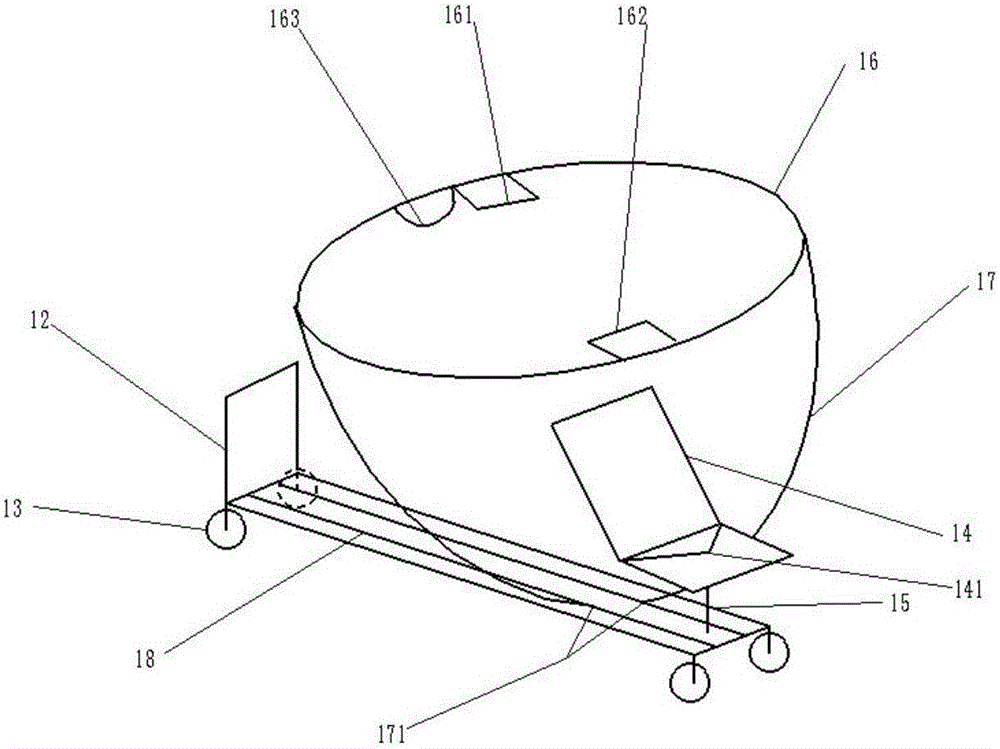 Movable orthopedics examination device based on AR-VR technology 4D imaging