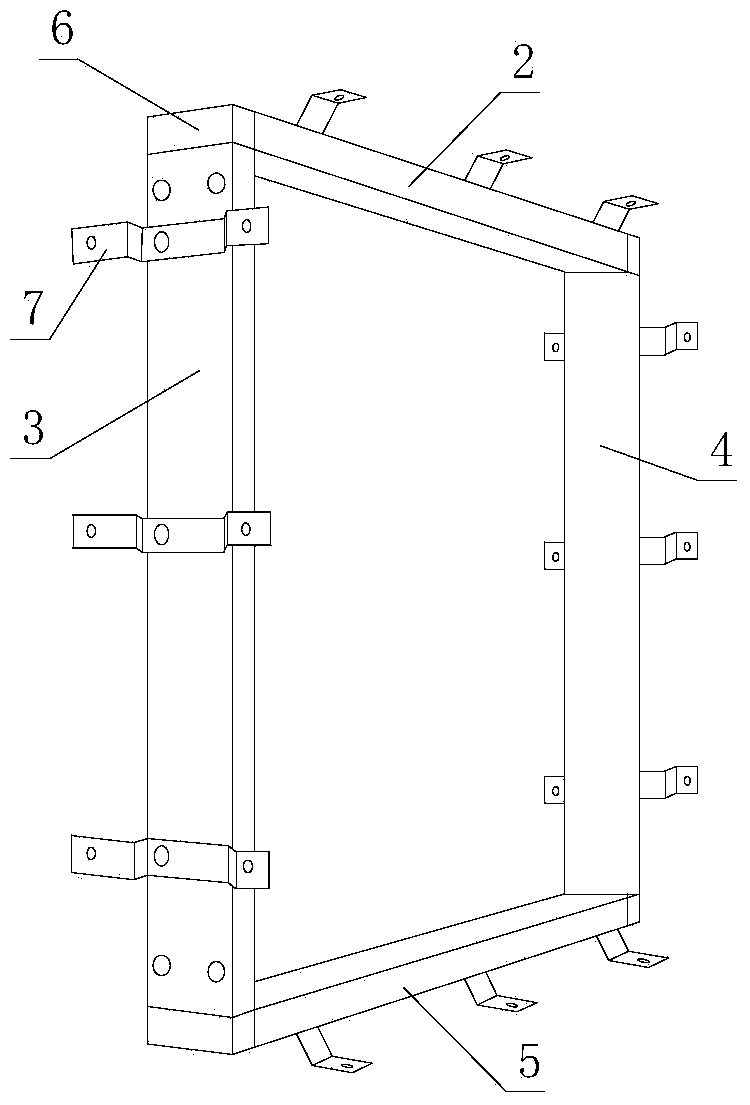 Installation method for energy-saving steel-plastic auxiliary frames and doors/windows