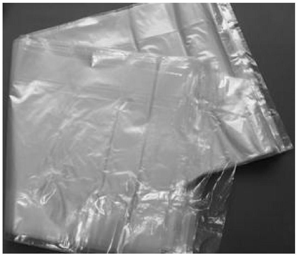 Nano freshness protection bag material as well as preparation method and application thereof