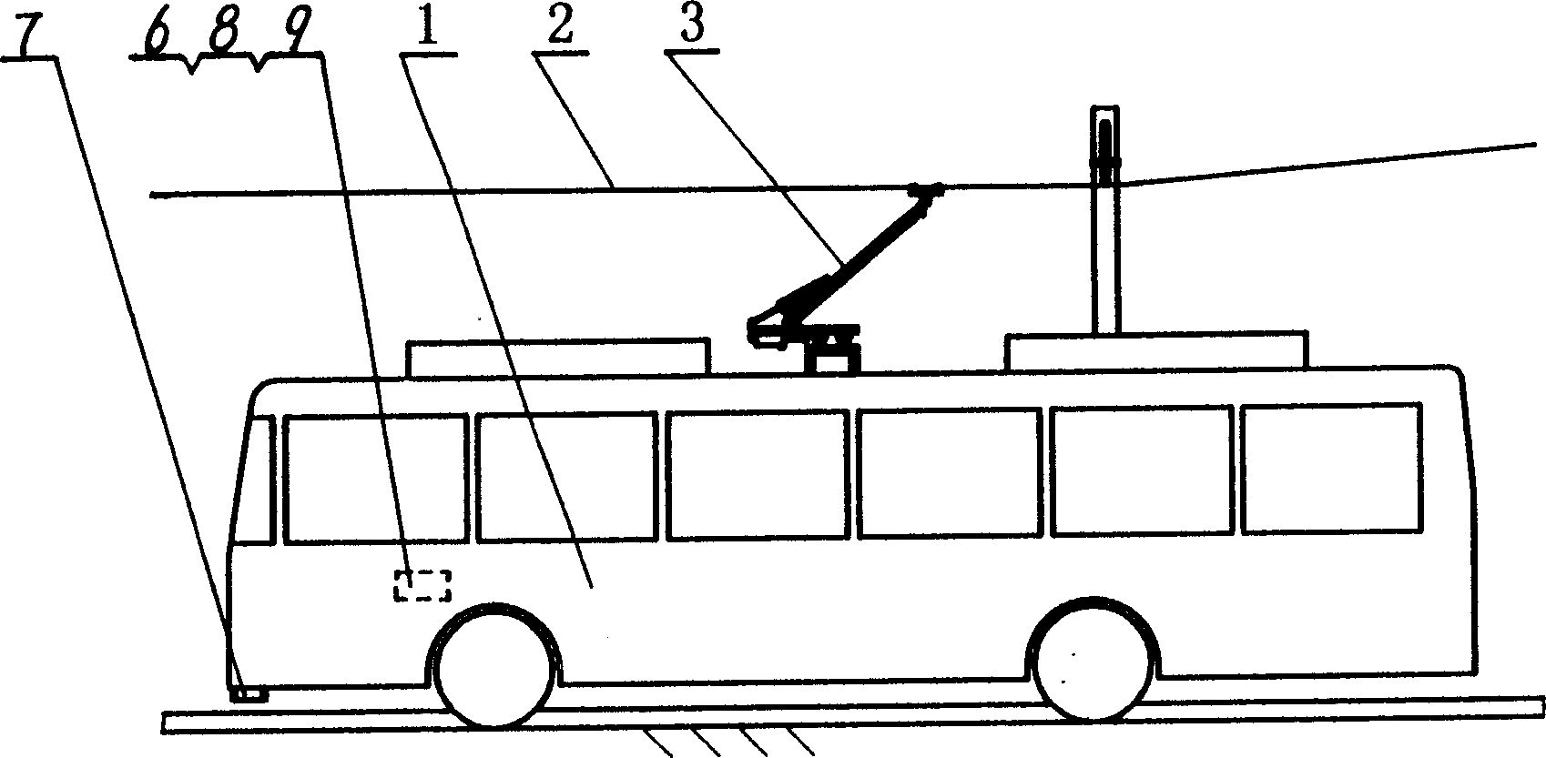 Station-charging trollybus system