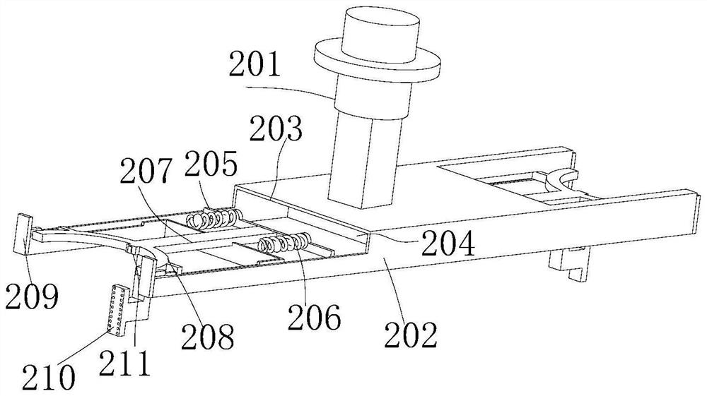 Intelligent numerical control machine tool tool changing frame