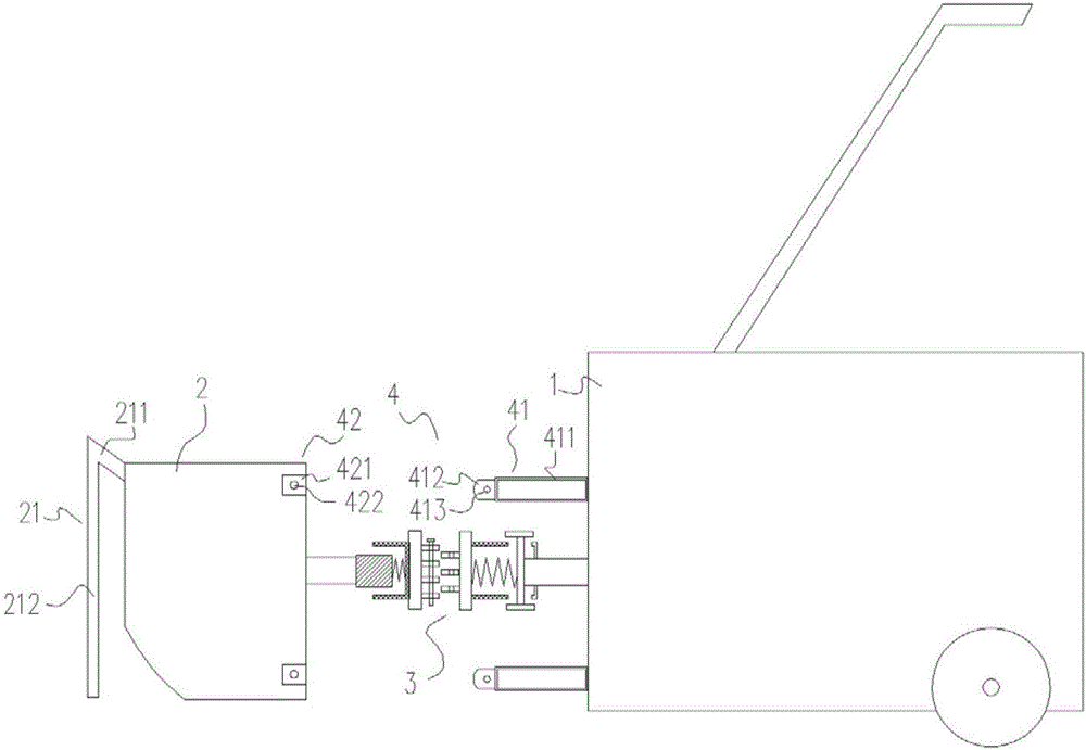 Flexibly-connected detachable mower