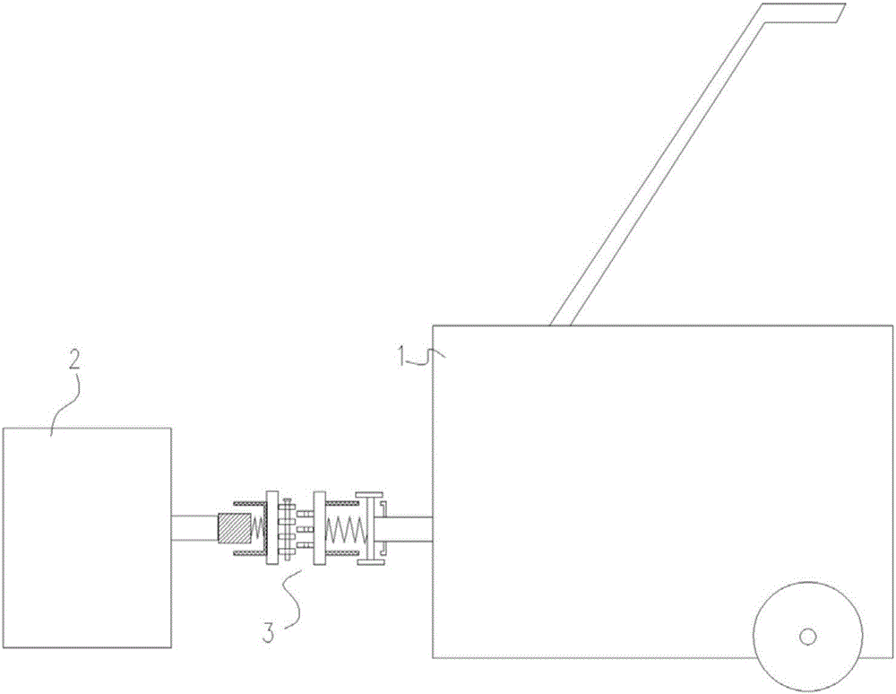 Flexibly-connected detachable mower