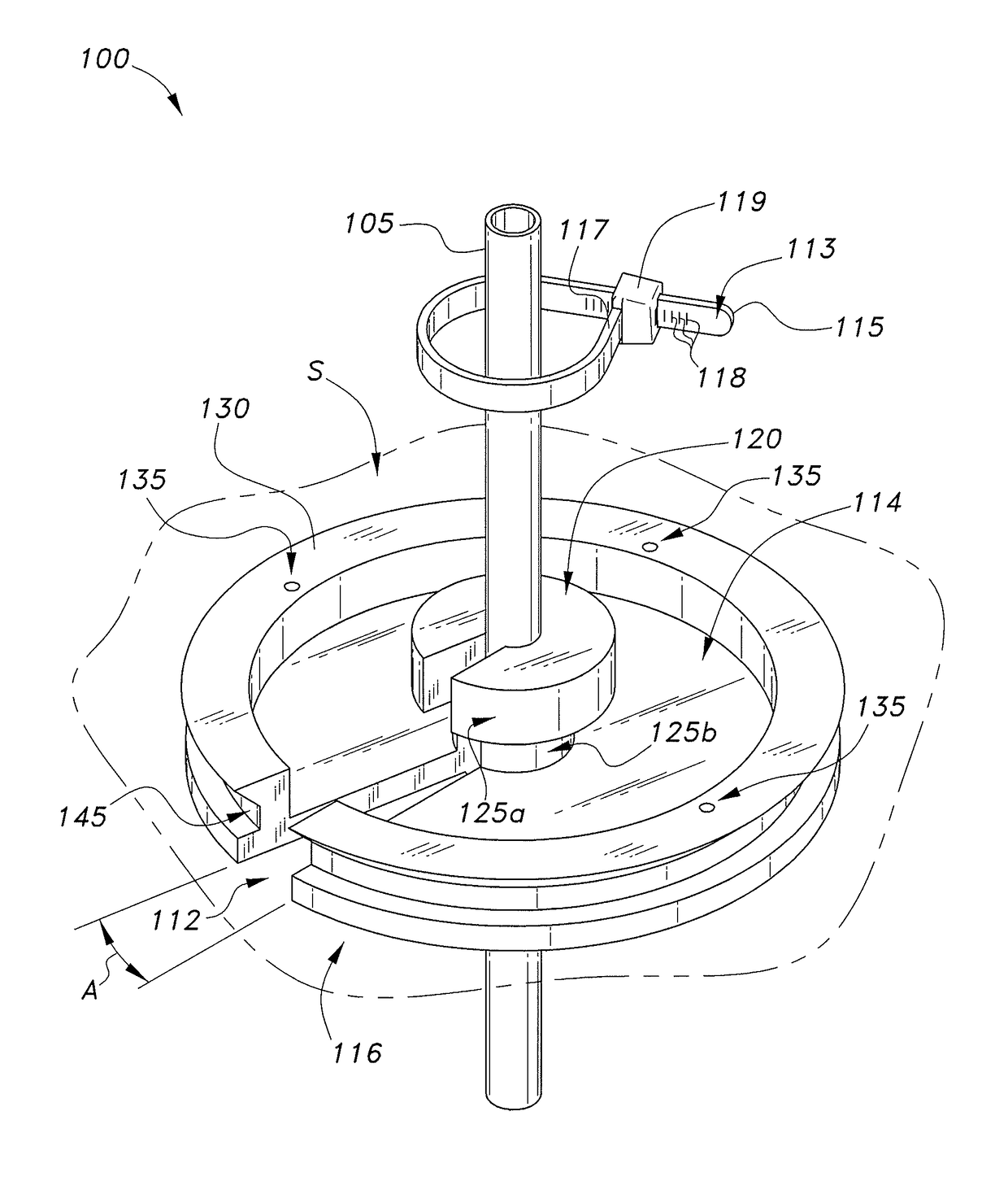 Surgical drain anchoring device