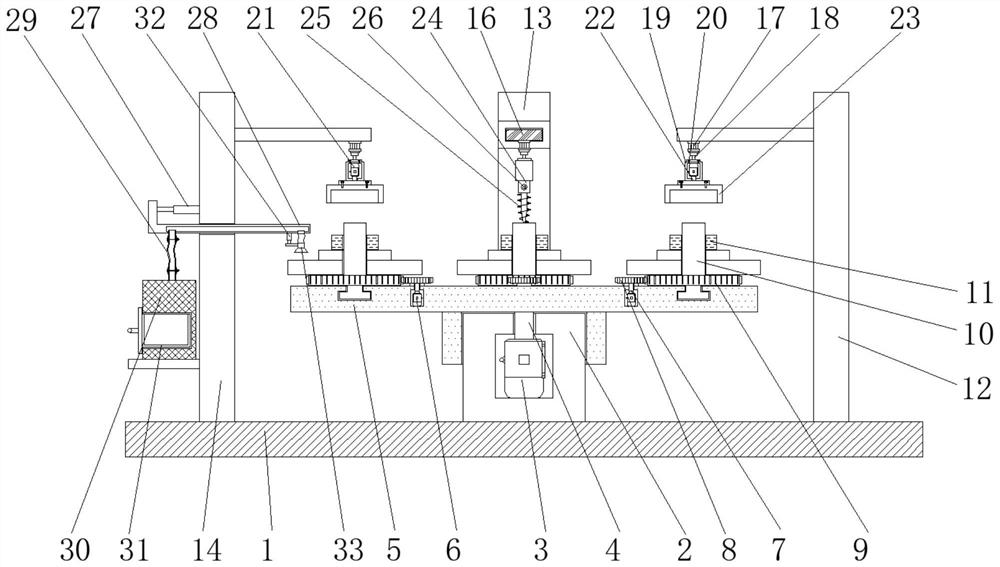 Punching device capable of conveniently punching packaging type mechanical sealing parts for pump