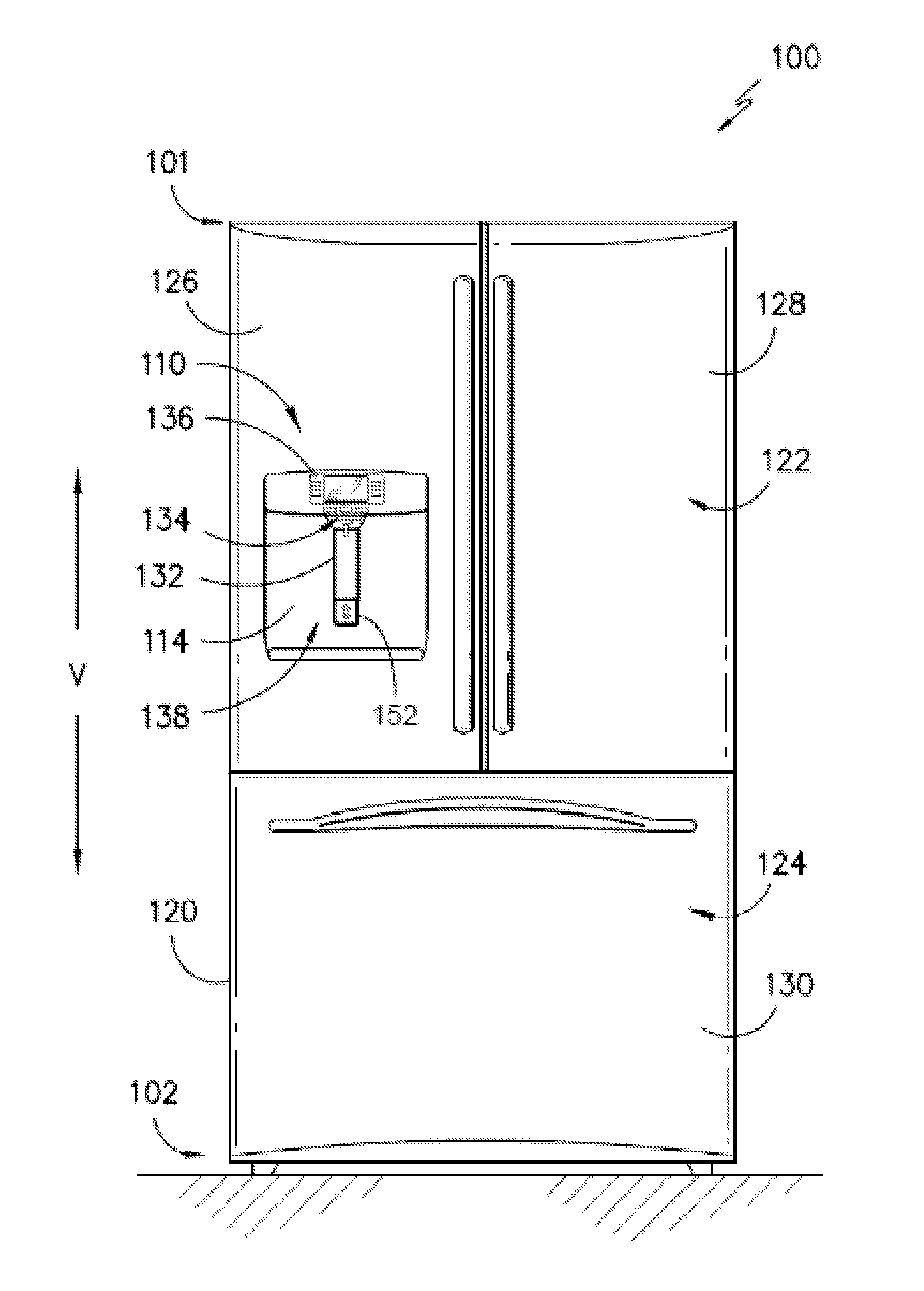 Detection of contamination status for refrigerator ultrasonic sensor assembly