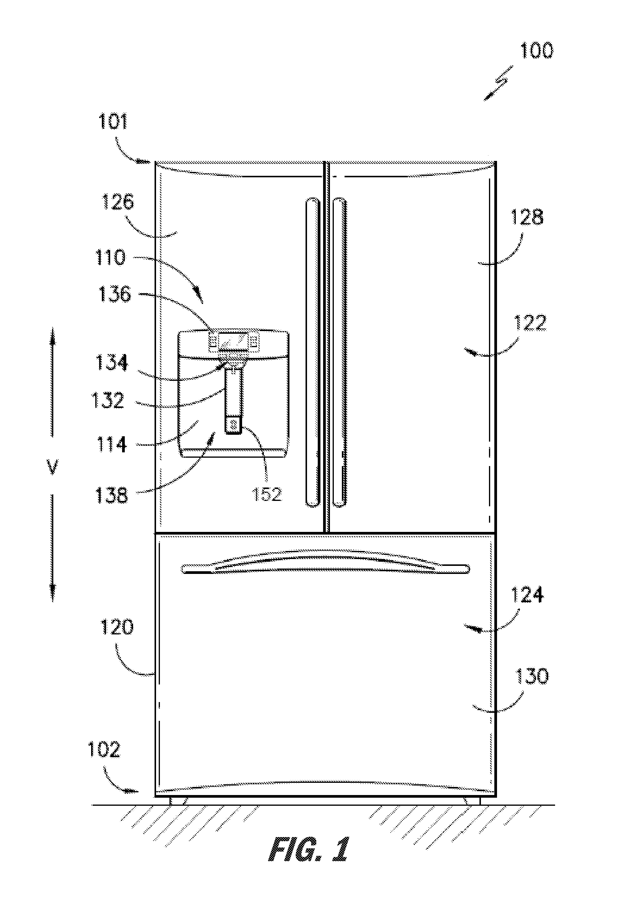 Detection of contamination status for refrigerator ultrasonic sensor assembly