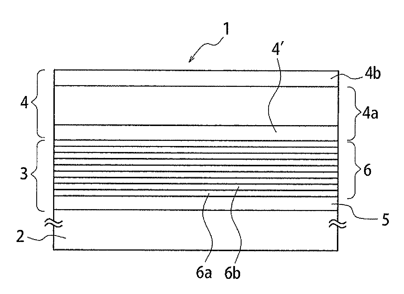 Epitaxial substrate for electronic device and method of producing the same