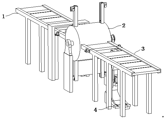 Board overturning device