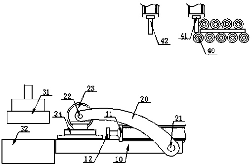Stamping loading and unloading system for body connection bracket