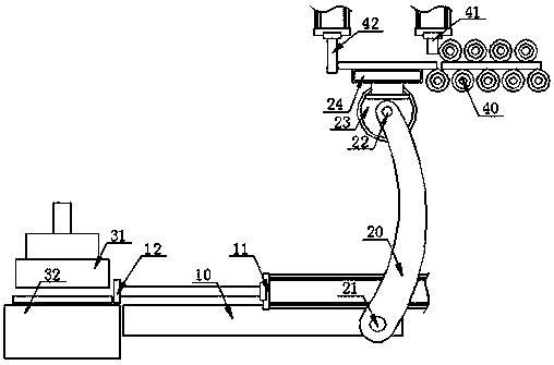 Stamping loading and unloading system for body connection bracket