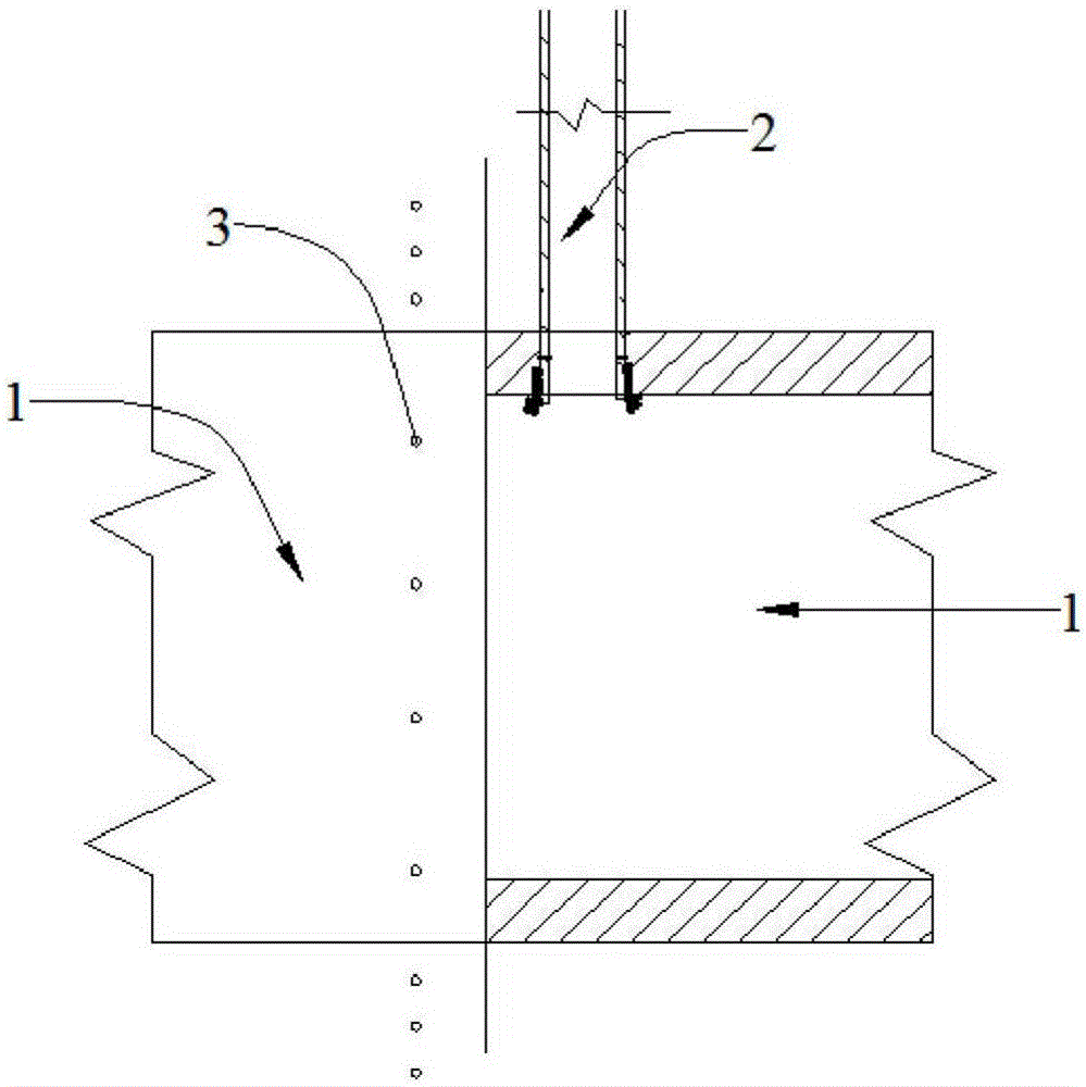 Branch connection construction method for underground pipeline