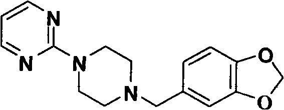 Preparation method of piribedil