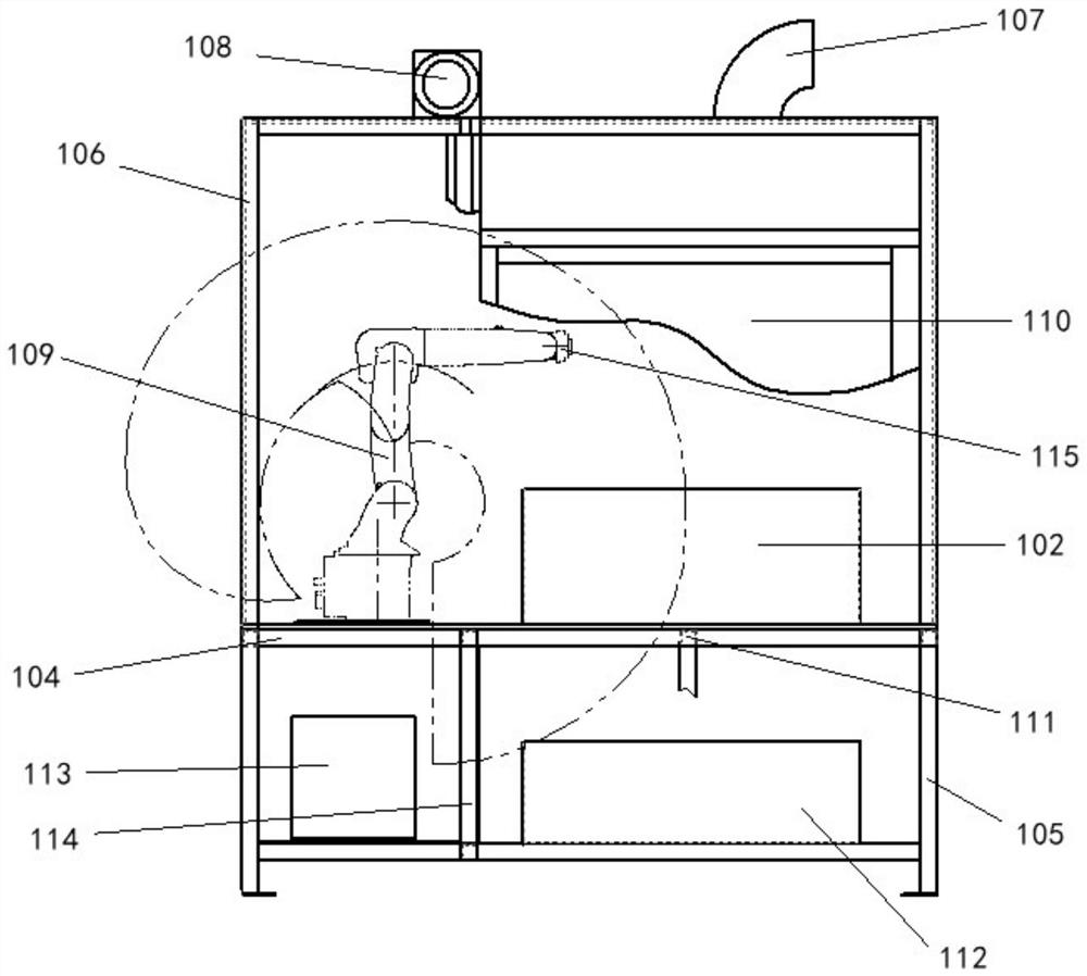 In-situ measurement system and method for low-temperature molded surface of key component of low-temperature equipment