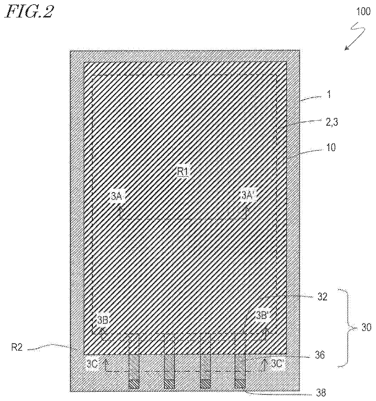 Method for producing organic electroluminescent display device comprising polydiacetylene layers