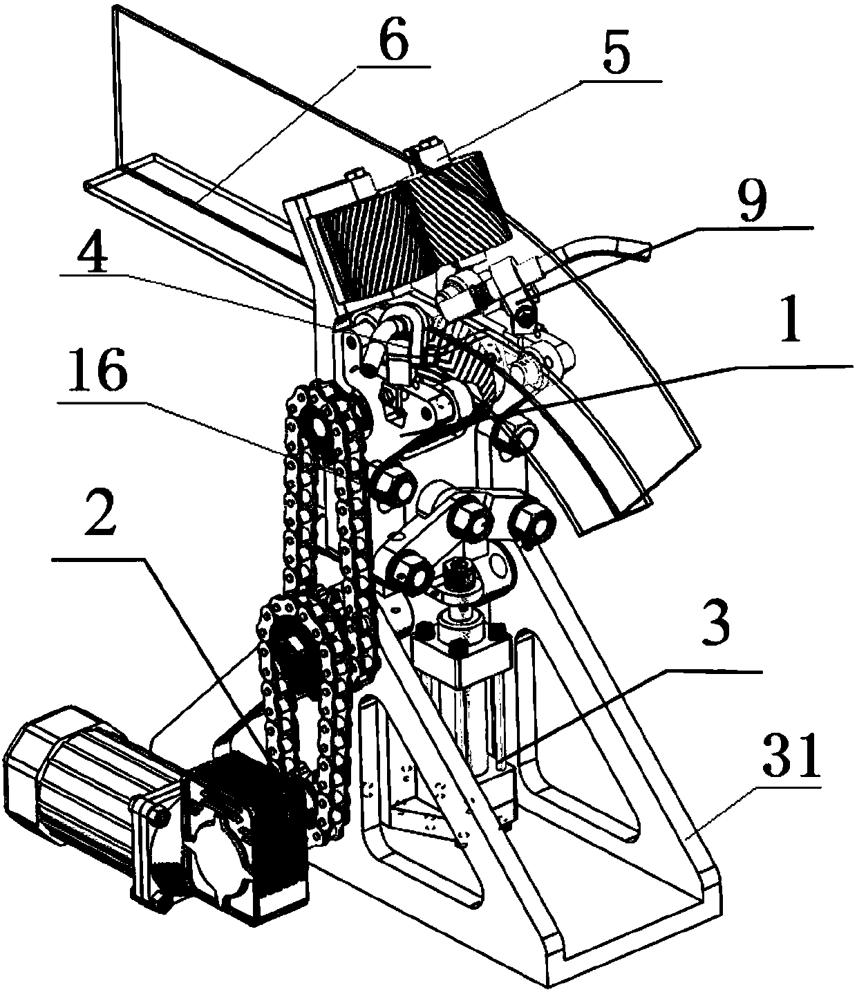 Semi-automatic welding equipment for T-shaped plates with rounded corners