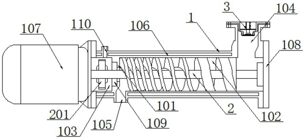 Energy-saving anti-backflow variable pitch screw vacuum pump