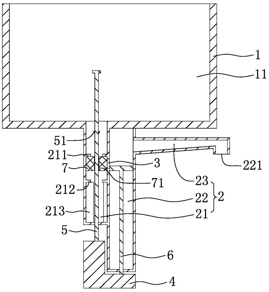 Sauce conveying device