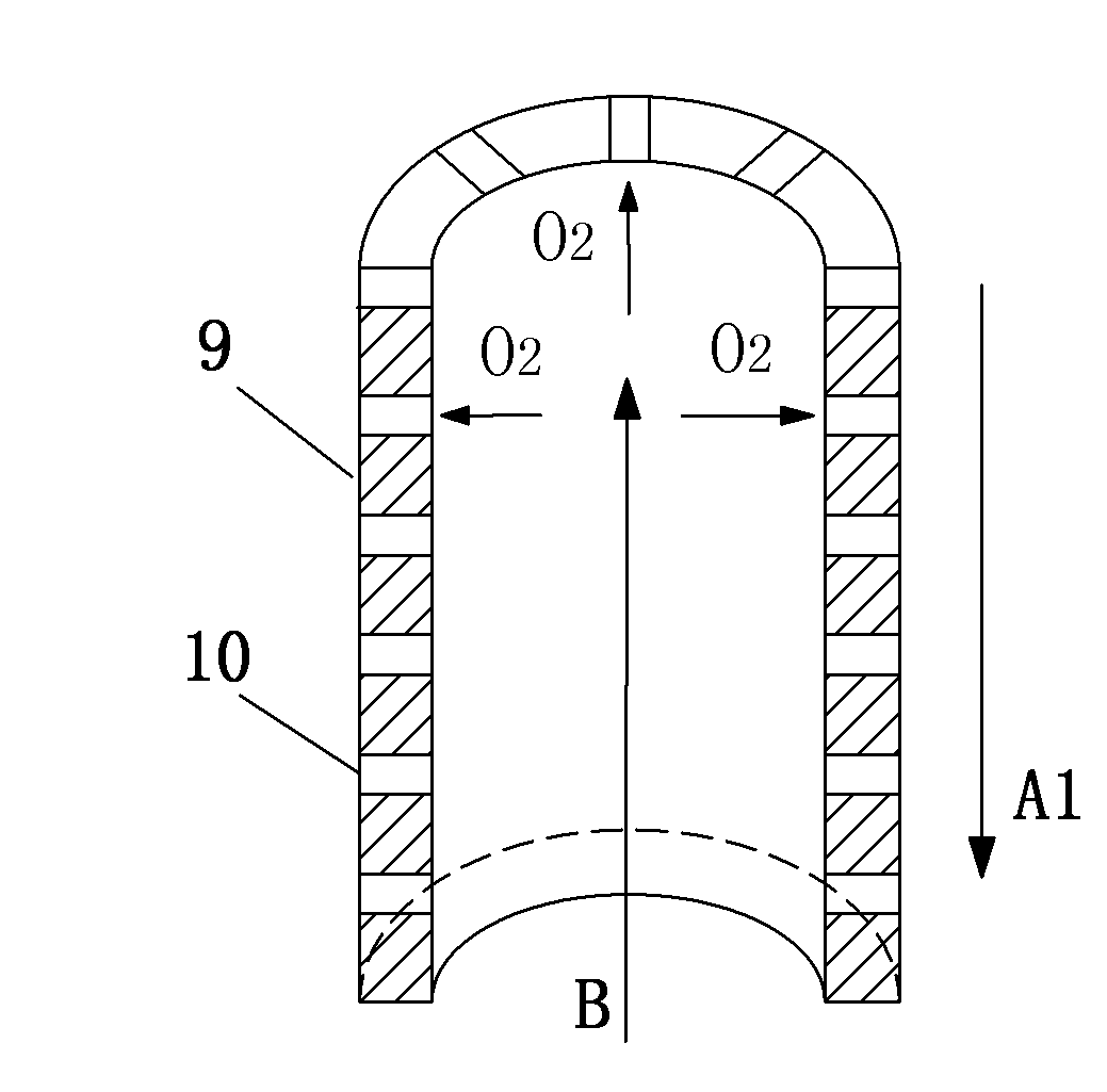 Film method aeration industrial flue gas desulfurization seawater recovery process