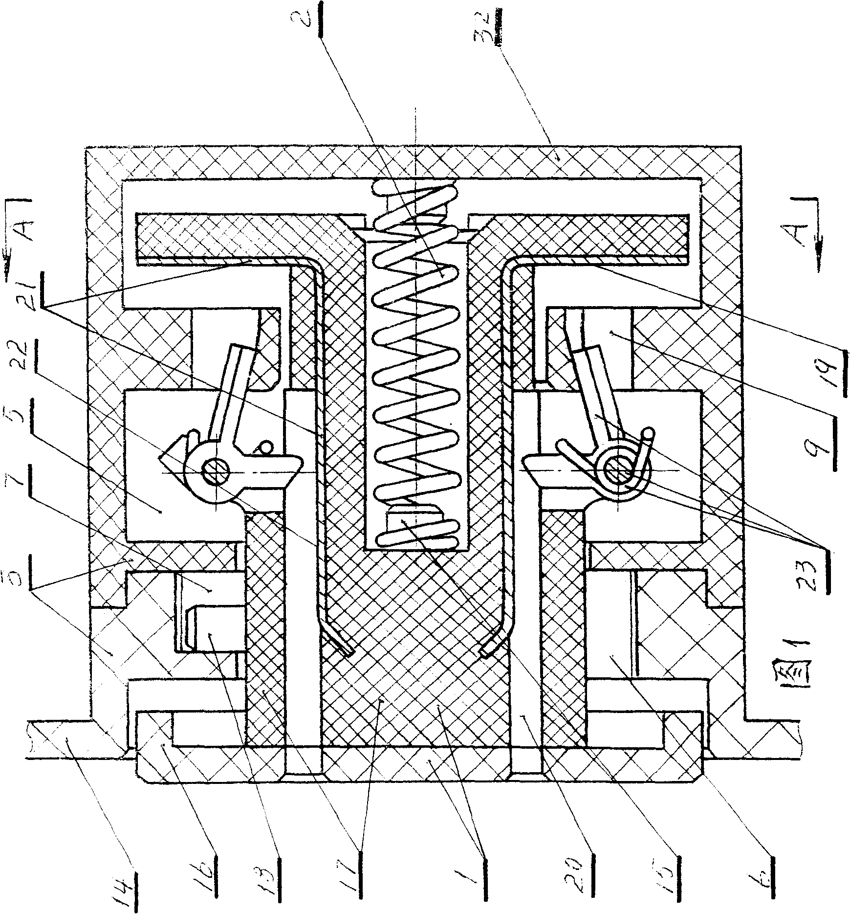 Universal rotary resilience type safety power socket