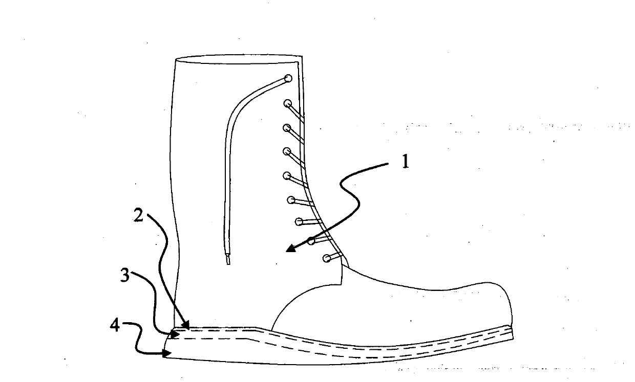 Flexible and high-energy-absorbing stab and cut resistant shoe sole