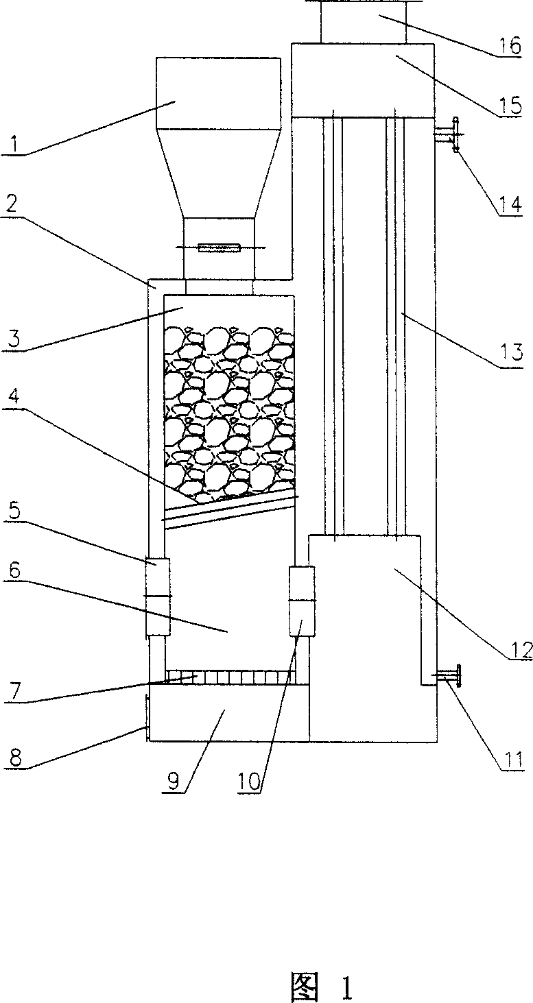 Biomass composite combustion heat-exchange integrated furnace