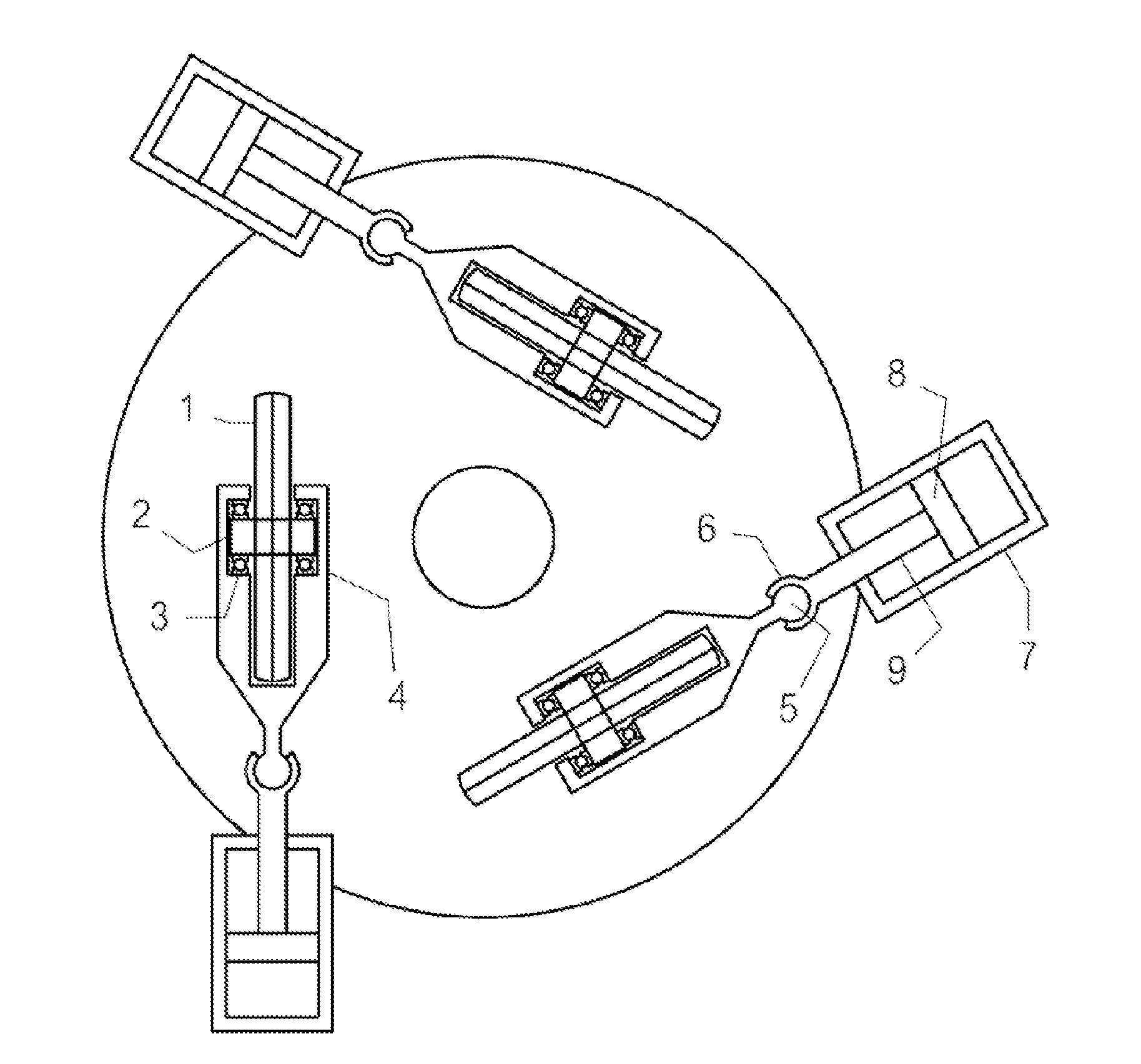 Toroidal variable speed traction drive