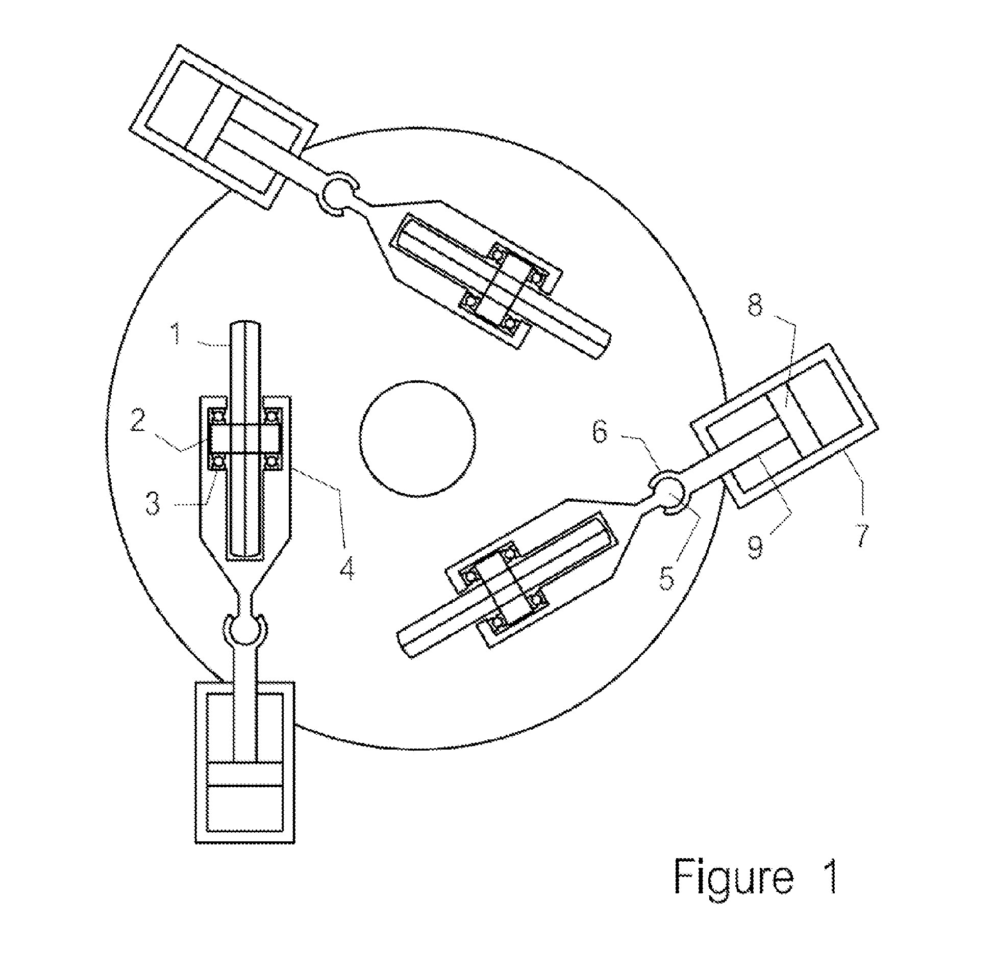 Toroidal variable speed traction drive